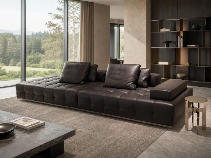 Modern Sofa styled in a FADIOR HOME interior setting