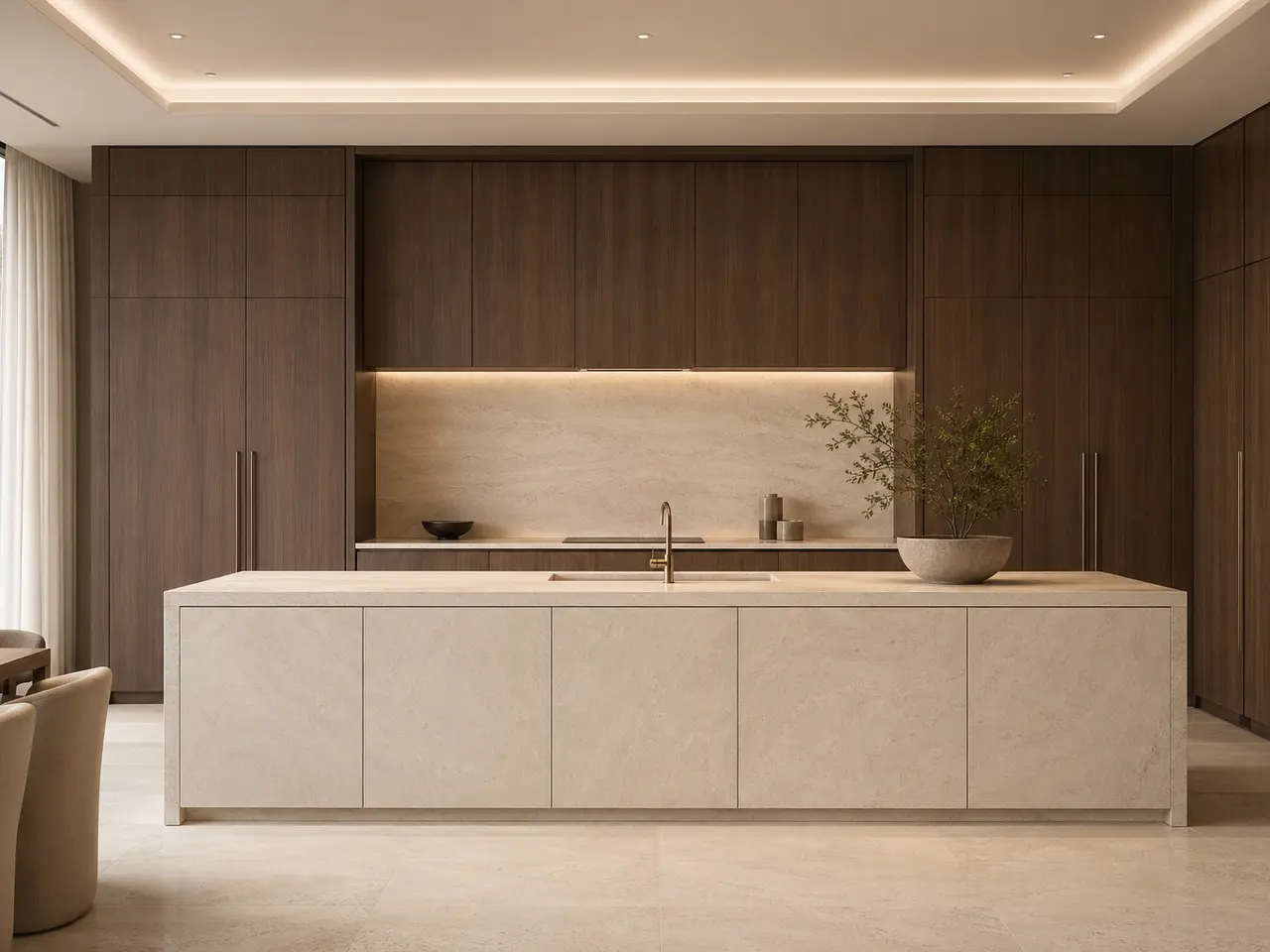 Fadior Meridian Kitchen Suite with Hybriq Prep Monolith - custom 304 stainless steel kitchen cabinetry with residential finishes, storage planning, and daily workflow