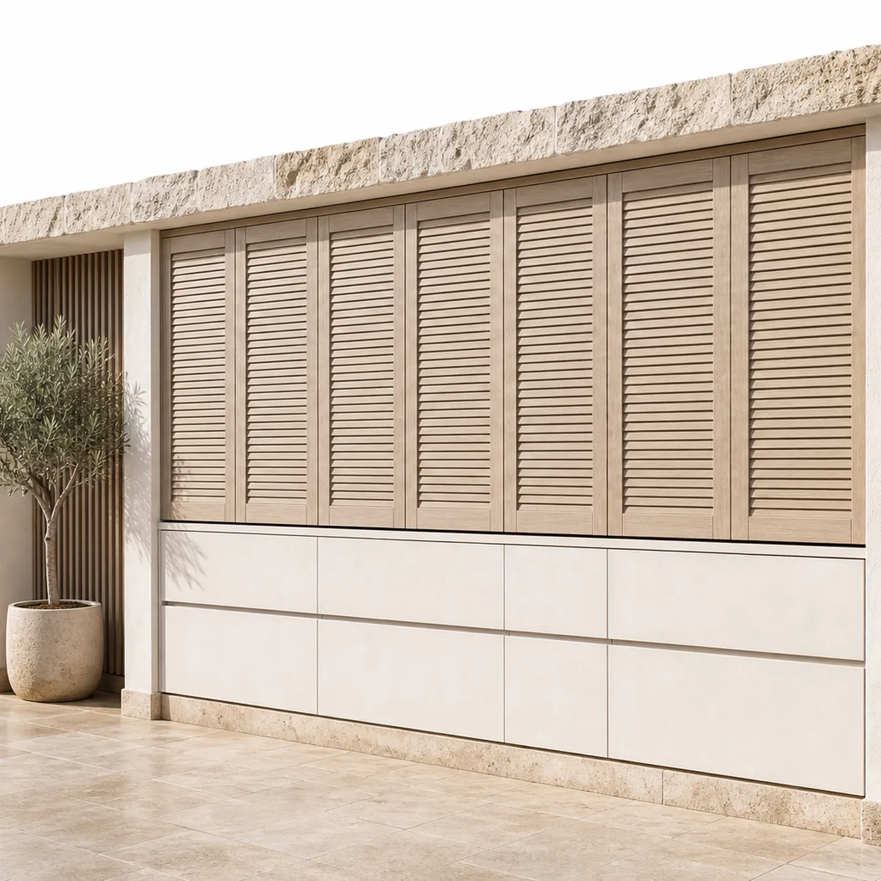 Cannes Storm Shutter Storage Bay vista principal