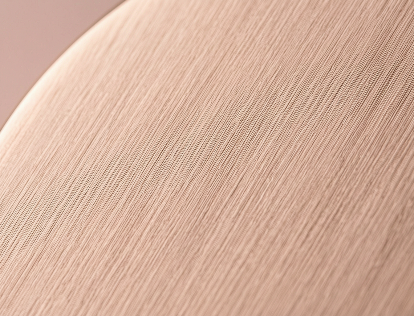 Close-up macro texture of PVD Rose Gold Finish
