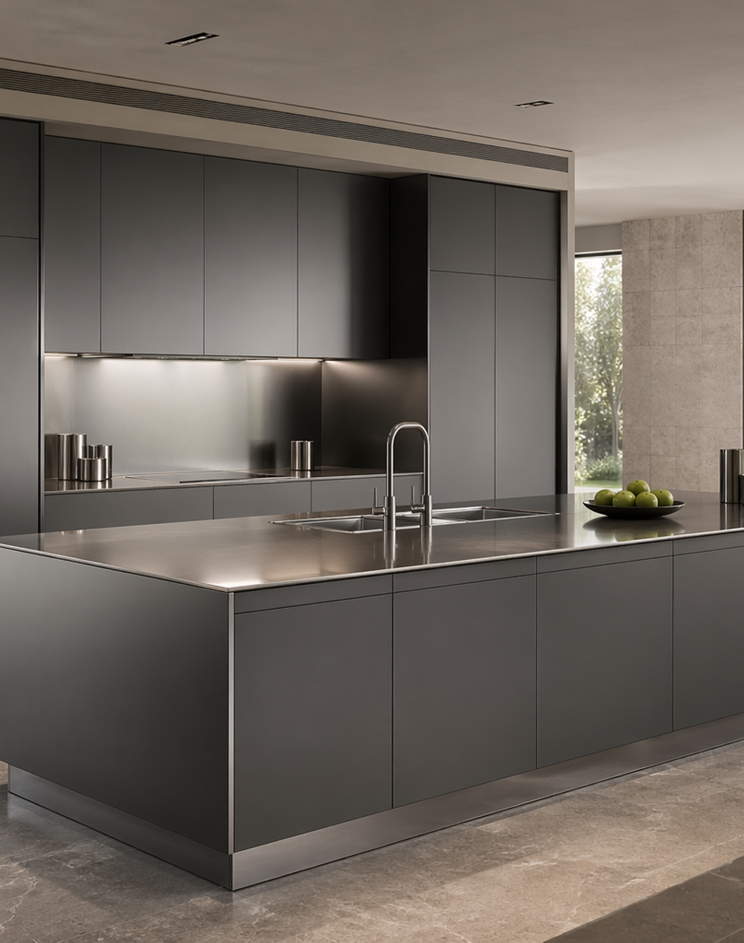 Fadior Abyss Kitchen Suite — lifestyle setting with natural light and residential styling