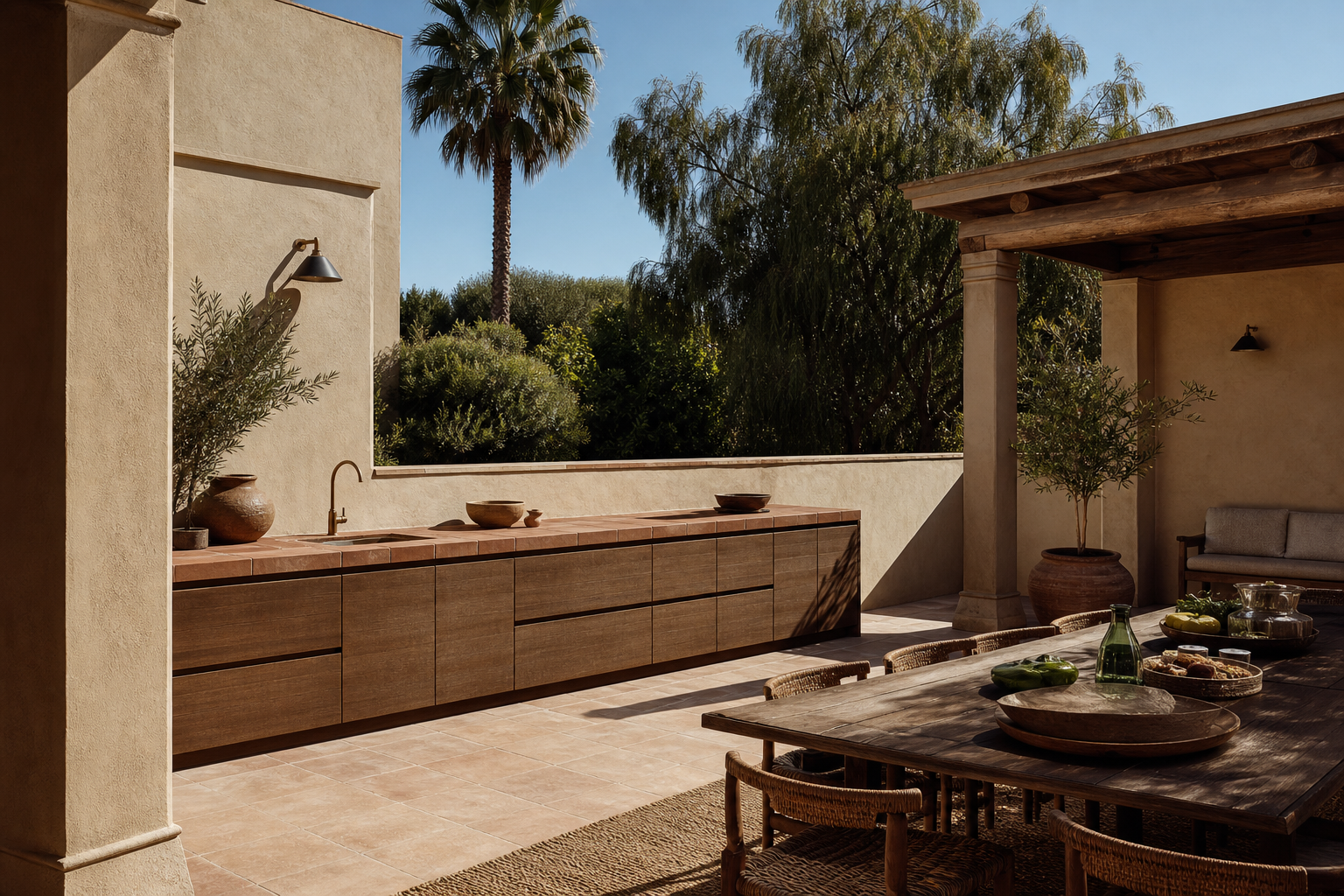 Fadior Horizon Al Fresco Entertaining Kitchen — lifestyle setting with natural light and residential styling