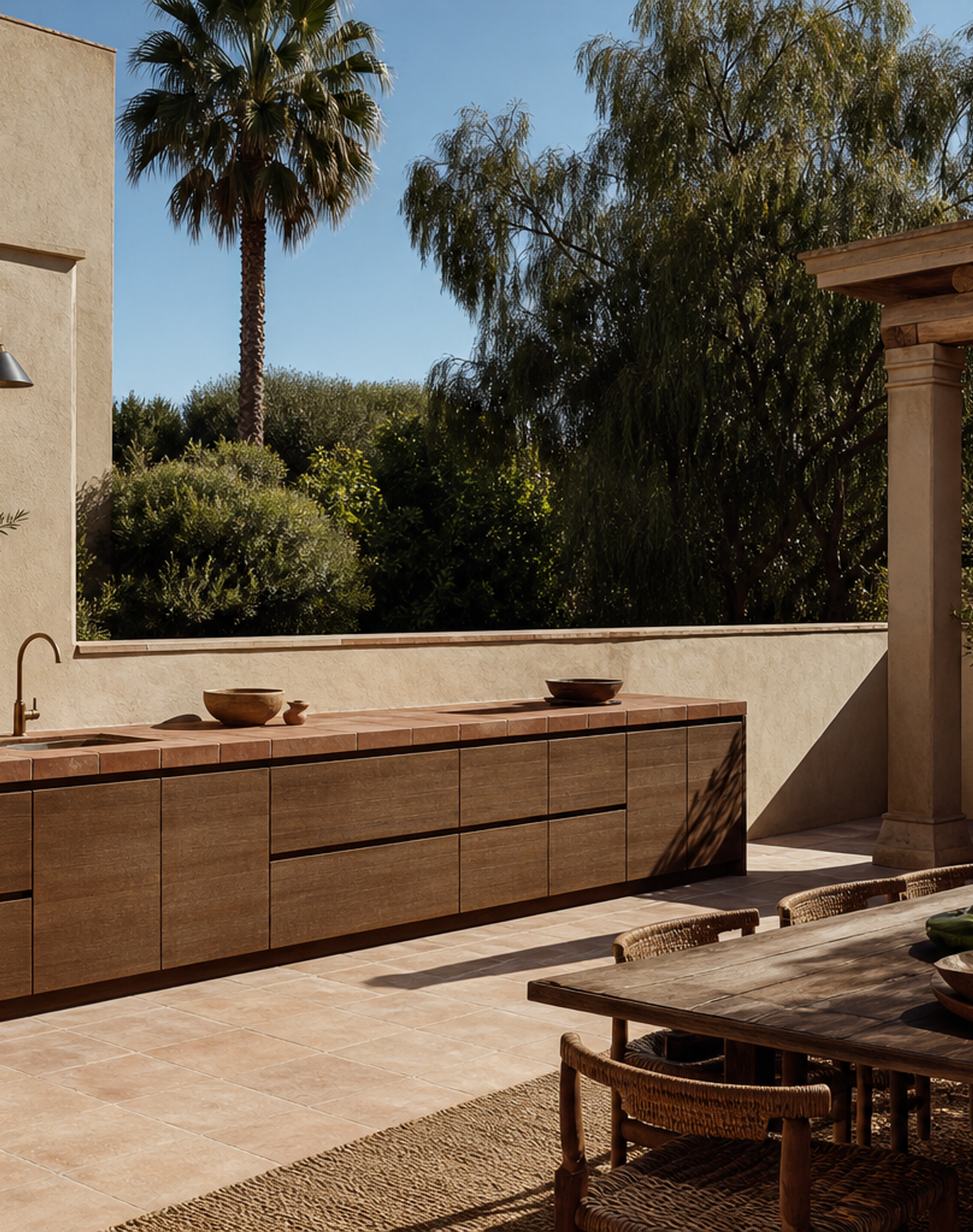 Fadior Horizon Al Fresco Entertaining Kitchen — lifestyle setting with natural light and residential styling