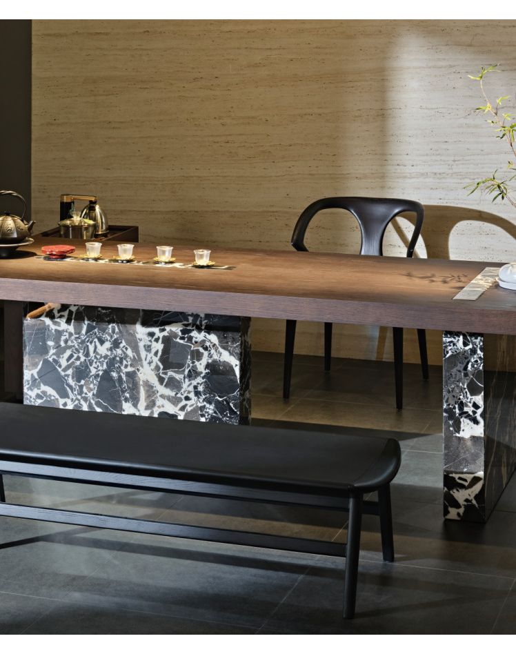 Marble Tea Table 2000*900*720H product photo for FADIOR HOME shop
