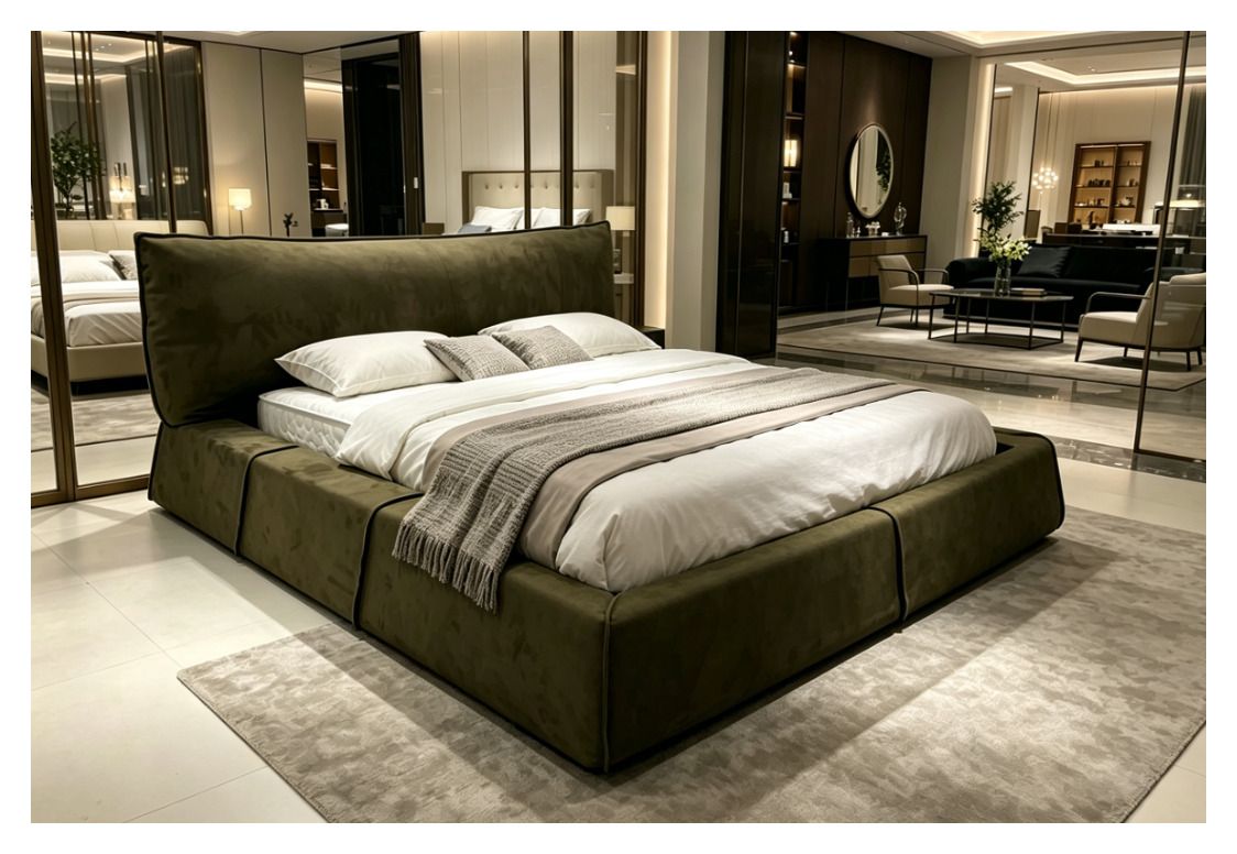 Cama Tapizada 2500 × 2300 × 960H vista del producto