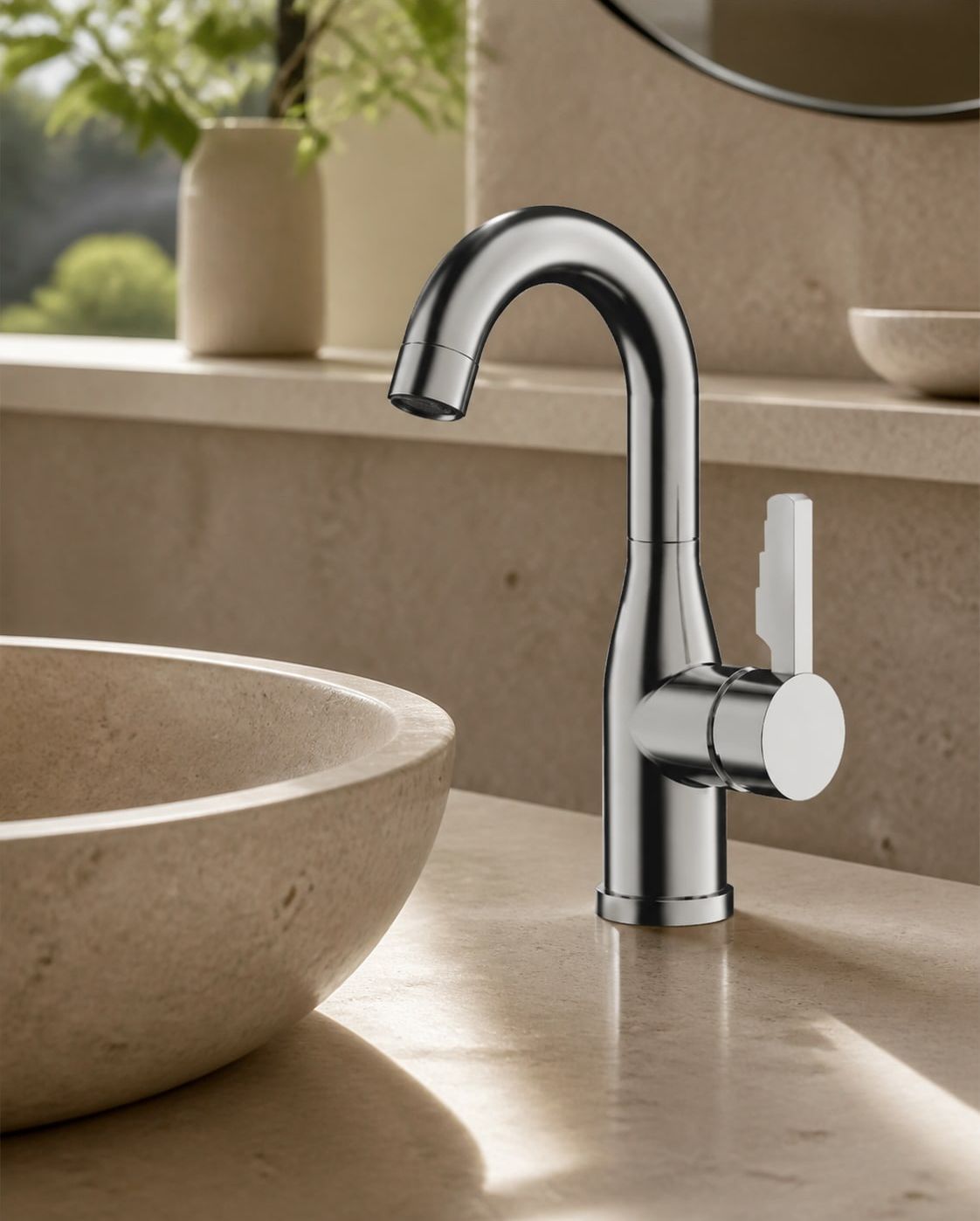 Basin styled in a FADIOR HOME interior setting