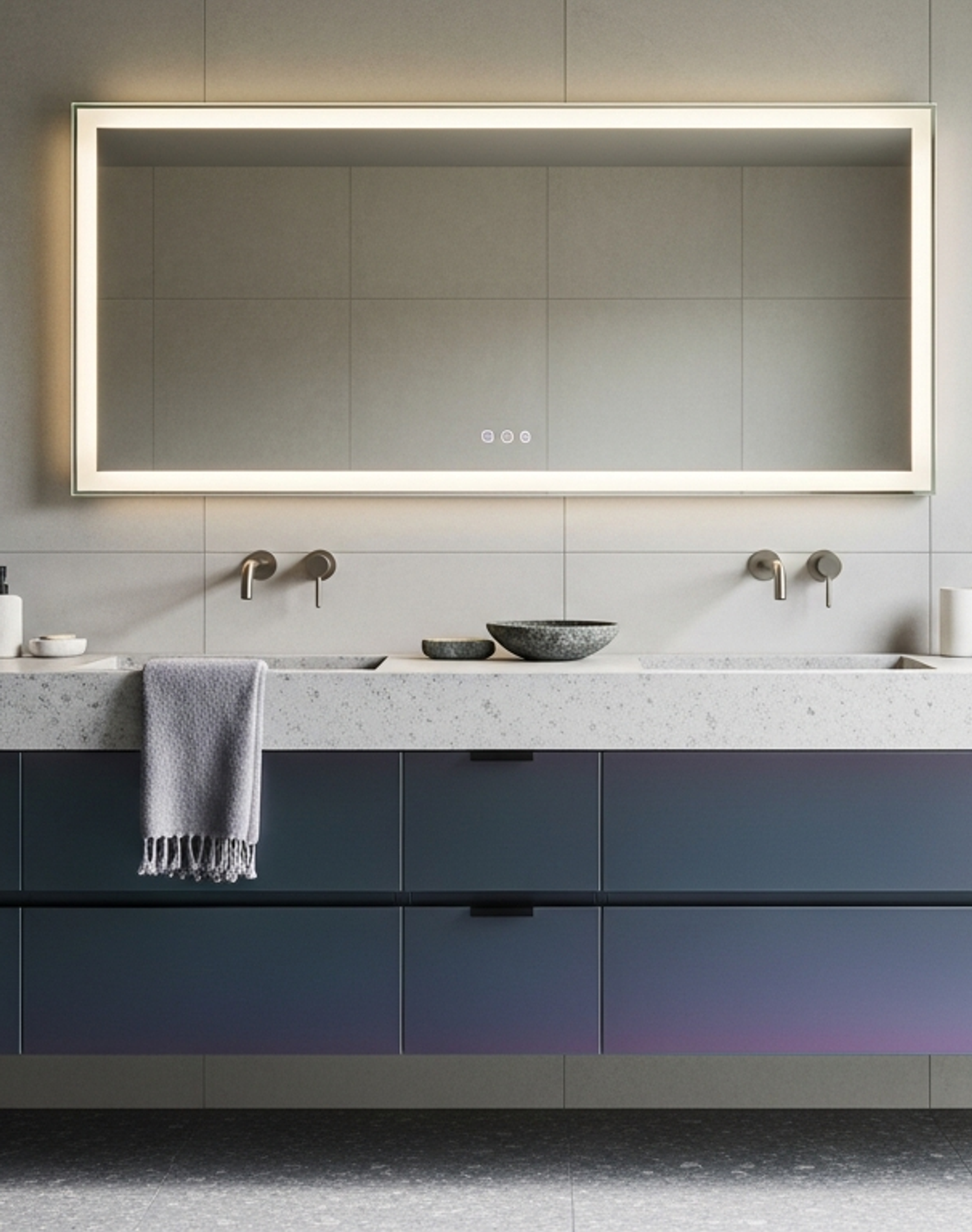 Fadior Acqua Bath and Vanity Suite 10 — lifestyle setting with natural light and residential styling