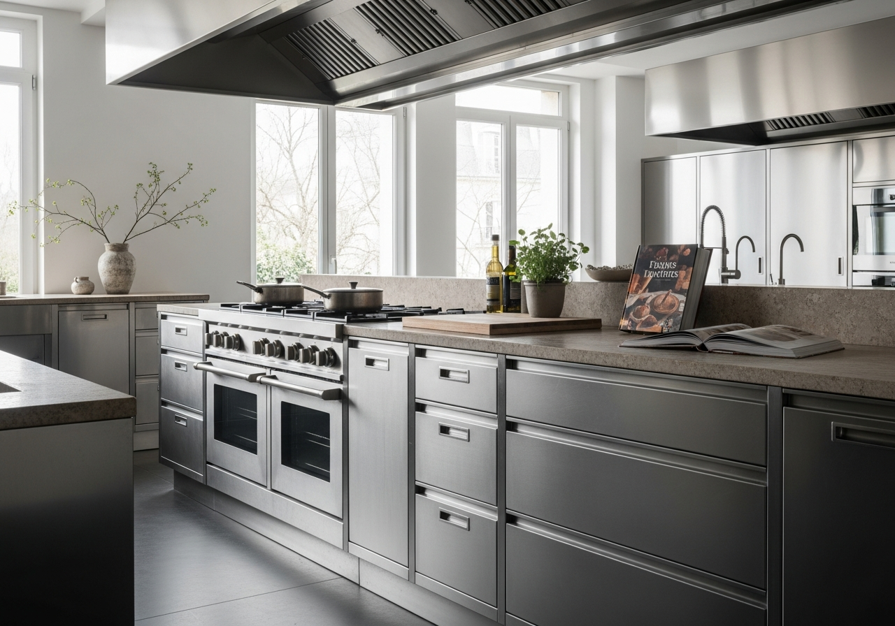 Fadior Paris Michelin-Star Commercial Kitchen — guest-facing kitchen view