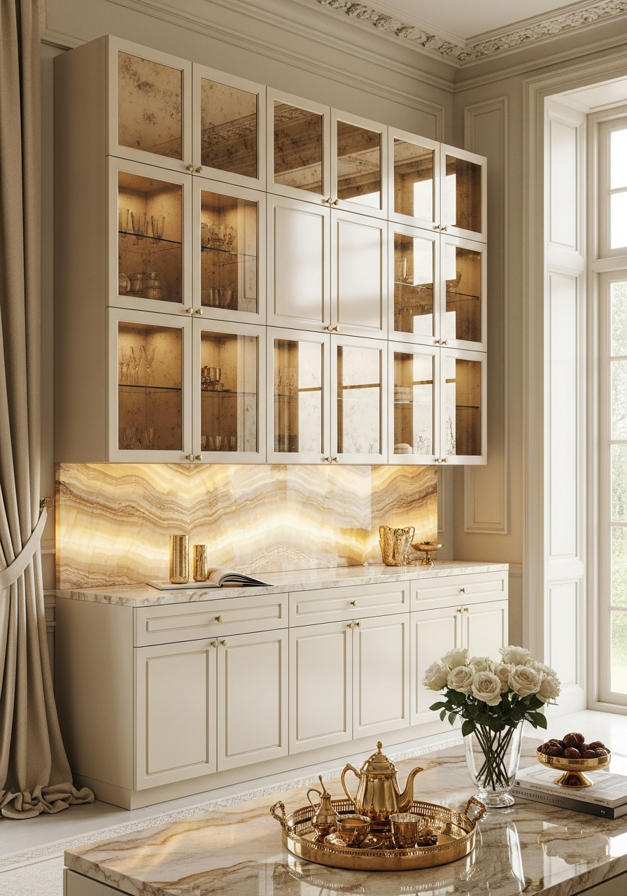Terrazzo Wall Panel Suite midscene view