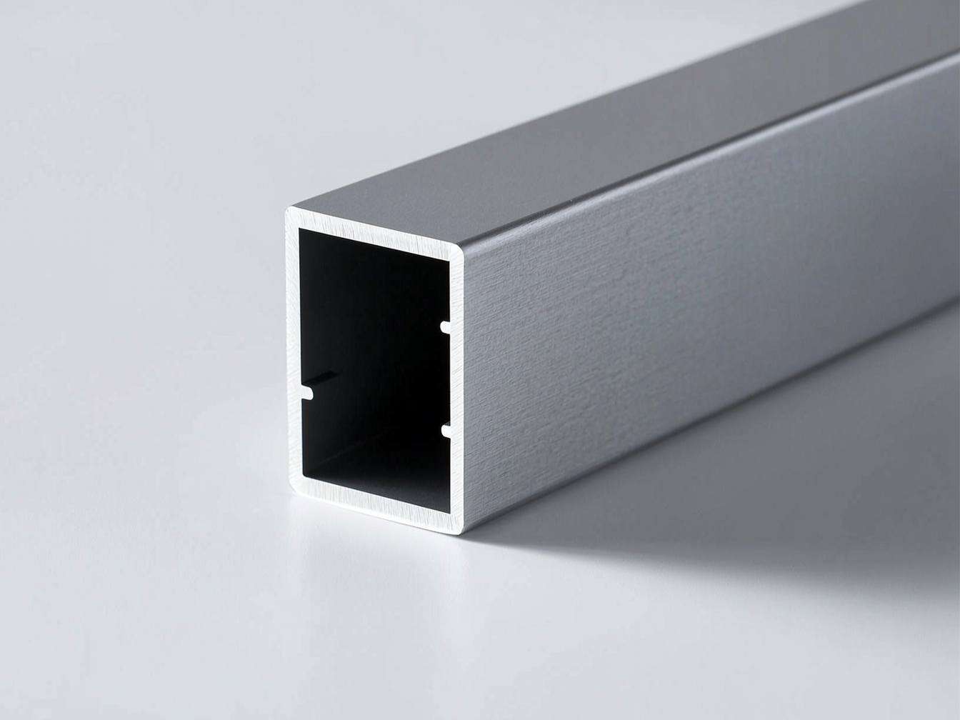 6063 Aluminum Alloy Extrusion Profile in natural light — Fadior