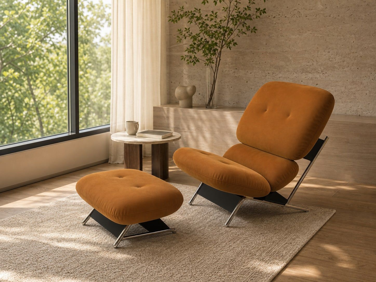 Lounge Chair (LC-006) styled in a FADIOR HOME interior setting