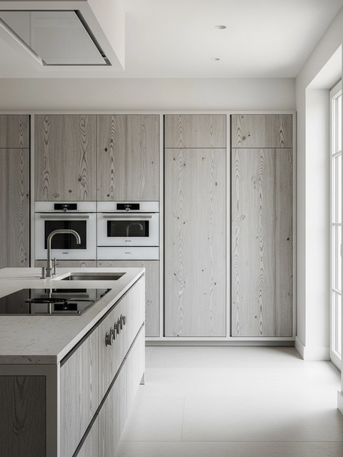 Fadior Abyss Kitchen Suite — 304 stainless steel kitchen system, front view