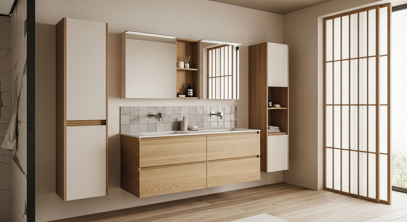 Alcove Bath and Vanity Suite lifestyle view