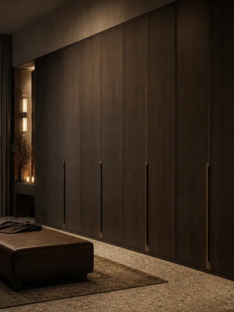 Suite de vestidor Elementum con eje de galería Dressing