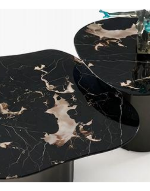 Stone-Top Coffee Table 800*800*330 product photo for FADIOR HOME shop