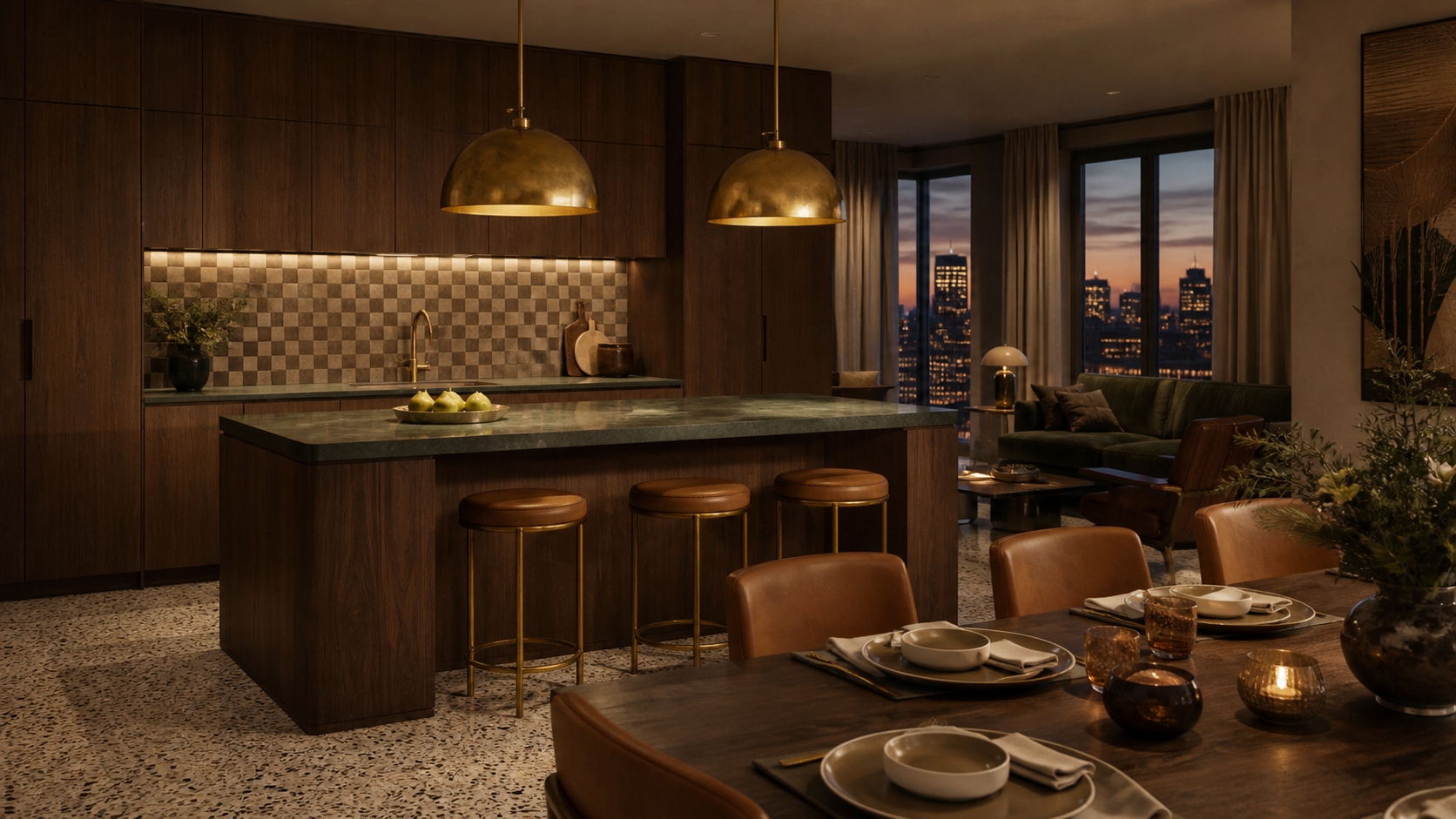 Fadior Forge Kitchen Suite with GCC Specification Spine — lifestyle setting with natural light and residential styling