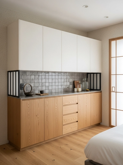Fadior Brera Wardrobe Suite — 304 stainless steel wardrobe system, front view