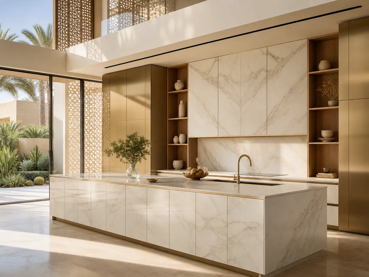 Fadior Meridian Kitchen Suite with Morning Prep Atrium — 304 stainless steel kitchen system, front view