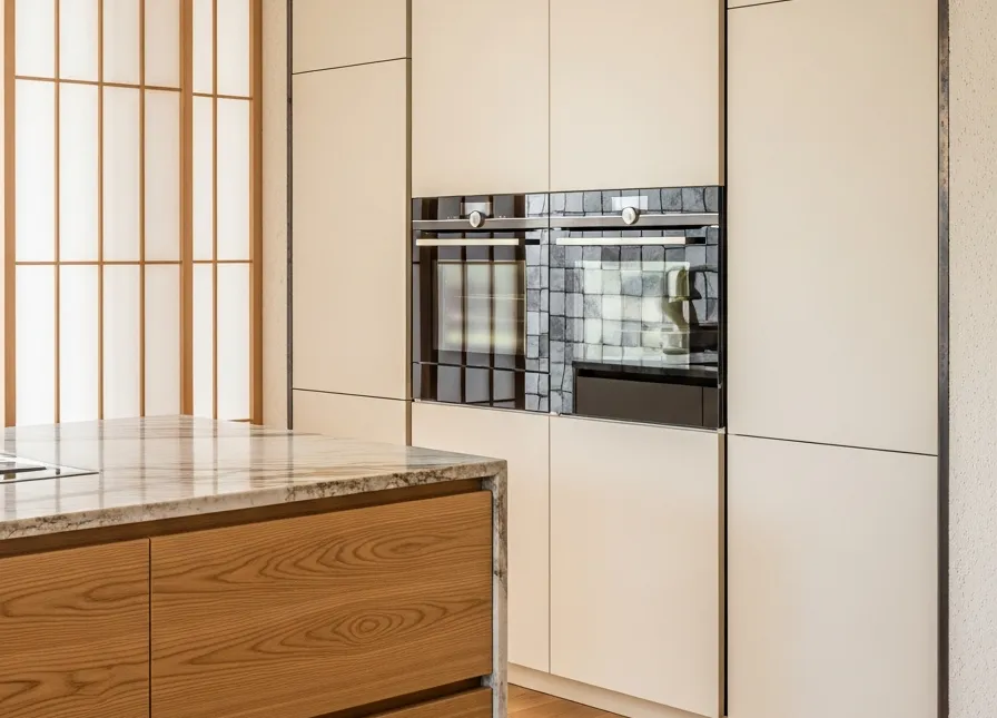 Fadior Terrena Kitchen Suite — 304 stainless steel kitchen system, front view