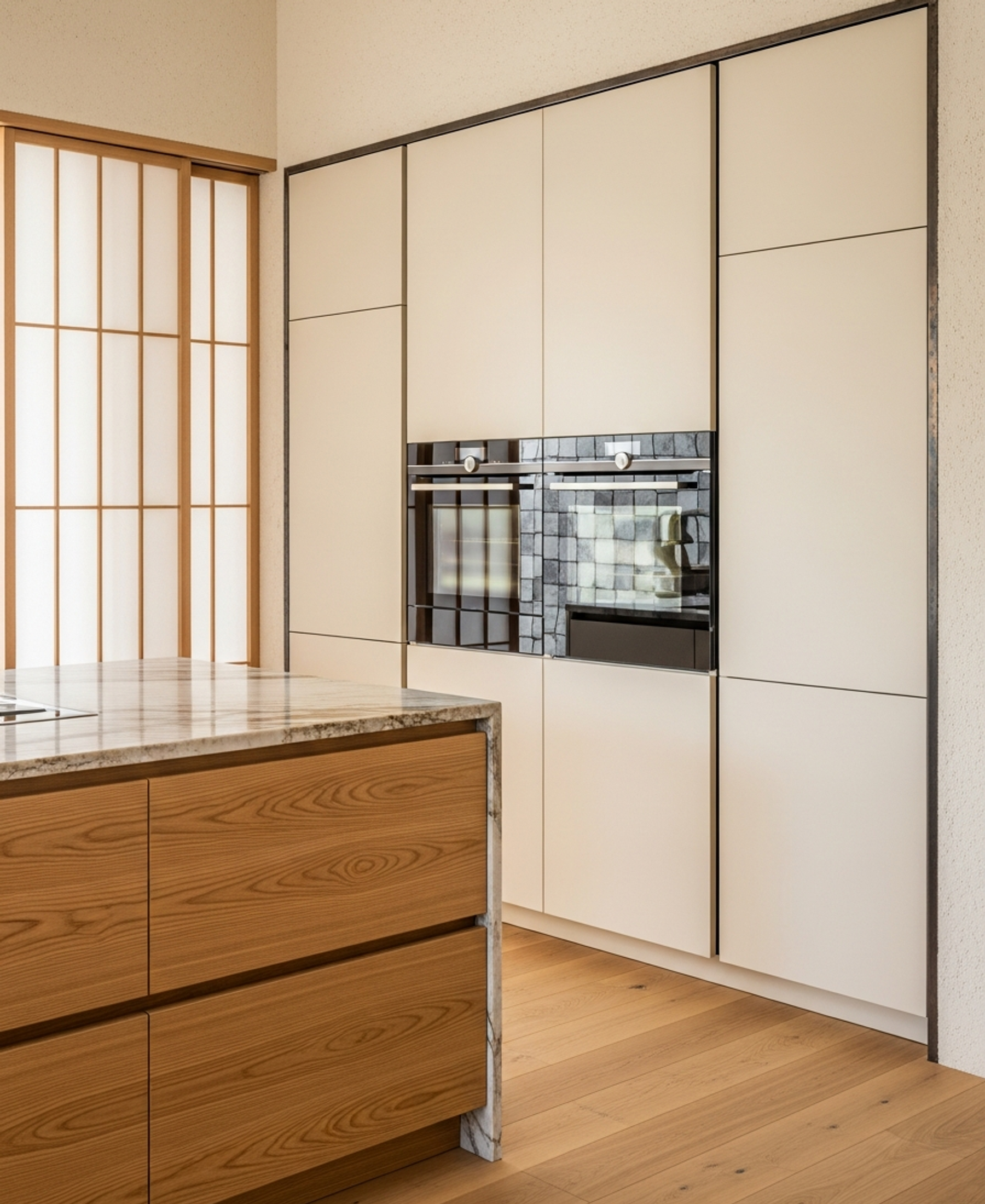 Fadior Terrena Kitchen Suite — 304 stainless steel kitchen system, front view
