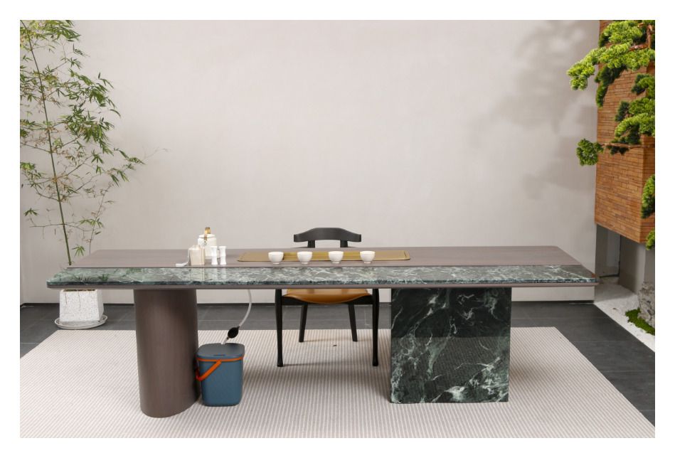 Marble Tea Table 2200*800*720H product photo for FADIOR HOME shop