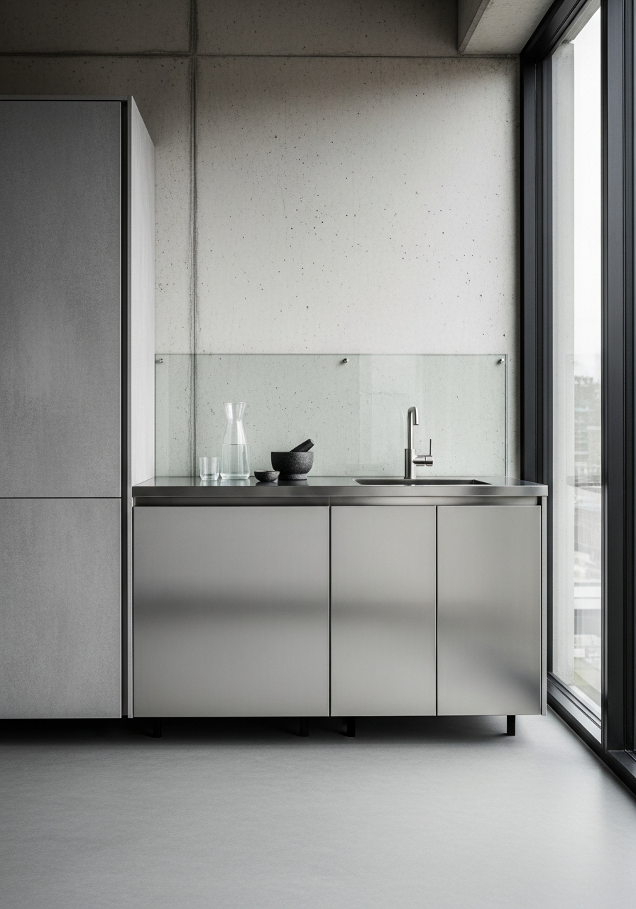 Fadior Dusk Balcony Suite — 304 stainless steel balcony system, front view