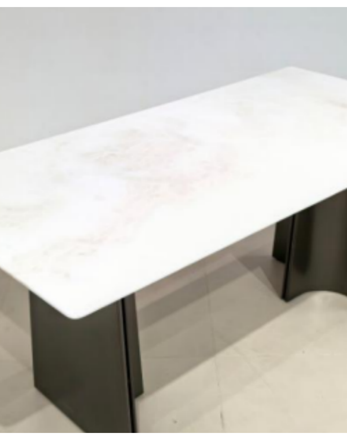 Stone-Top Marble Dining Table 160x80 product photo for FADIOR HOME shop