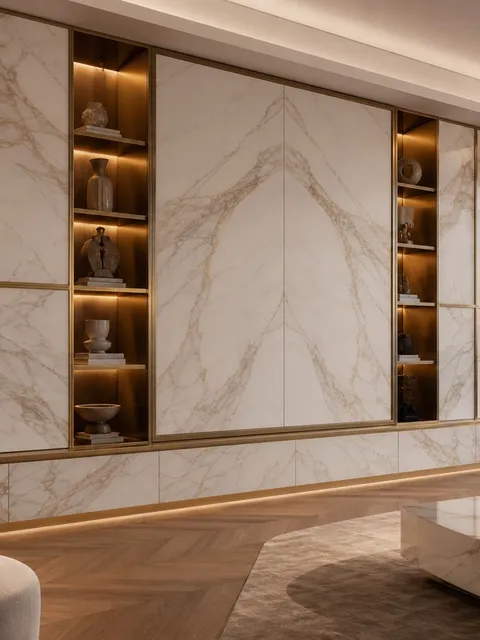 Suite de Salón Veneto con Rejilla Lounge de Marco Bronce