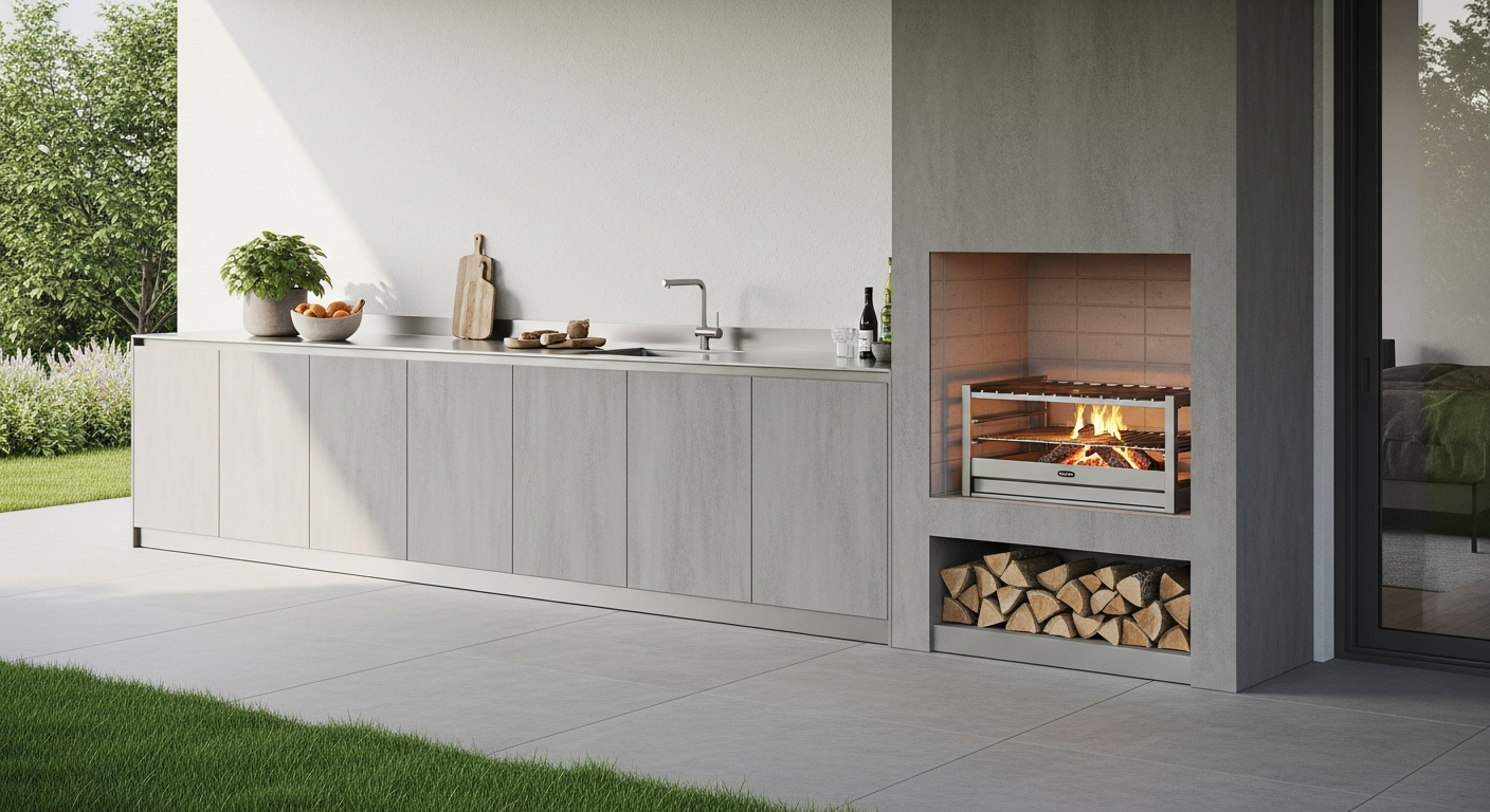 Vantage Outdoor Kitchen Suite lifestyle view