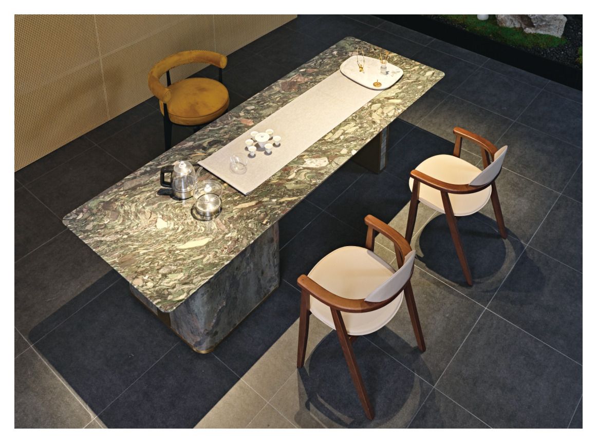 Marble Tea Table 2600*900*700H product photo for FADIOR HOME shop