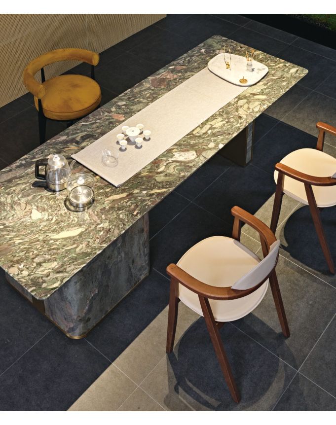 Marble Tea Table 2600*900*700H product photo for FADIOR HOME shop