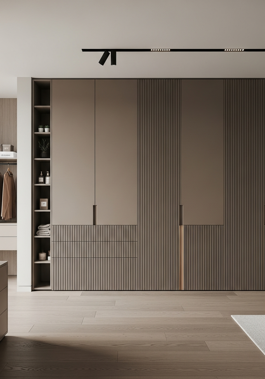 Fadior Brera Wardrobe Suite — interior room context showing cabinet integration