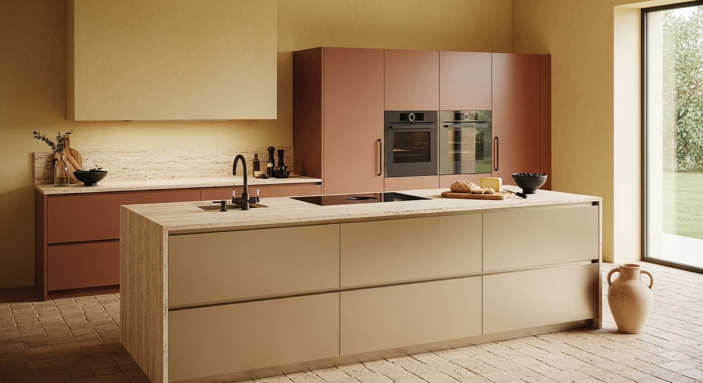 Fadior Solace Kitchen Suite — lifestyle setting with natural light and residential styling