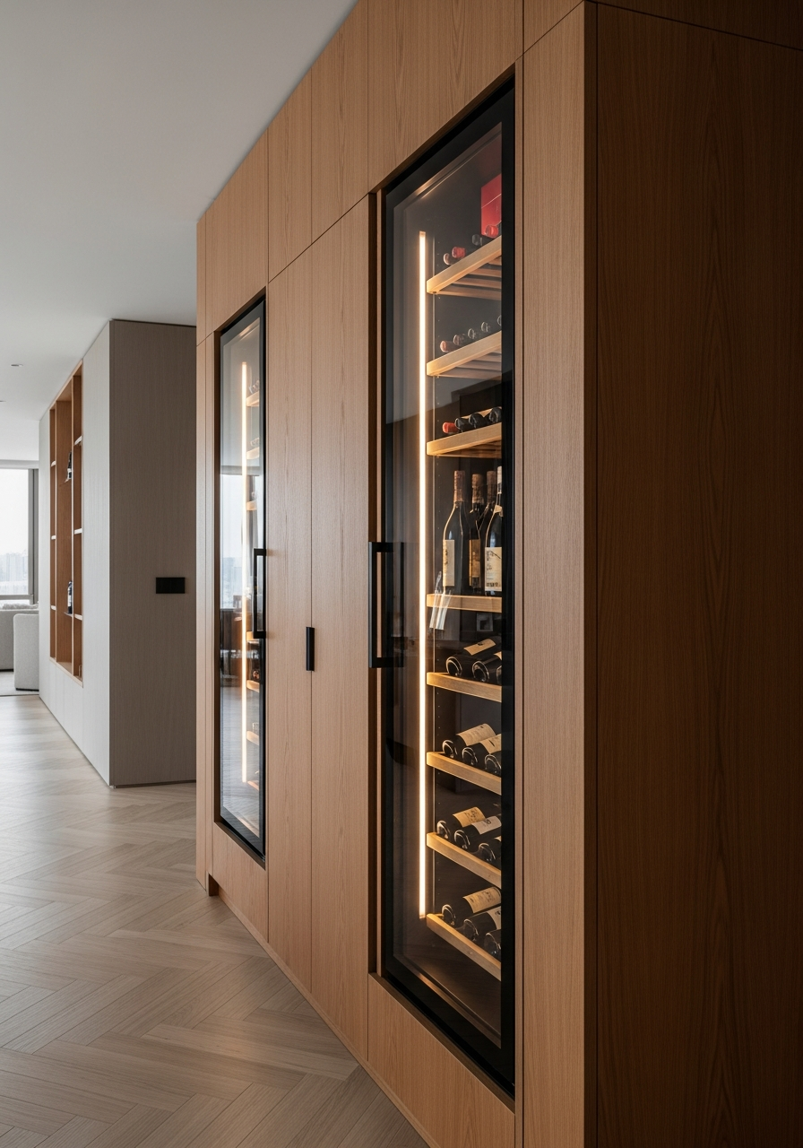 Fadior Wine Cabinet — premium stainless steel cabinetry