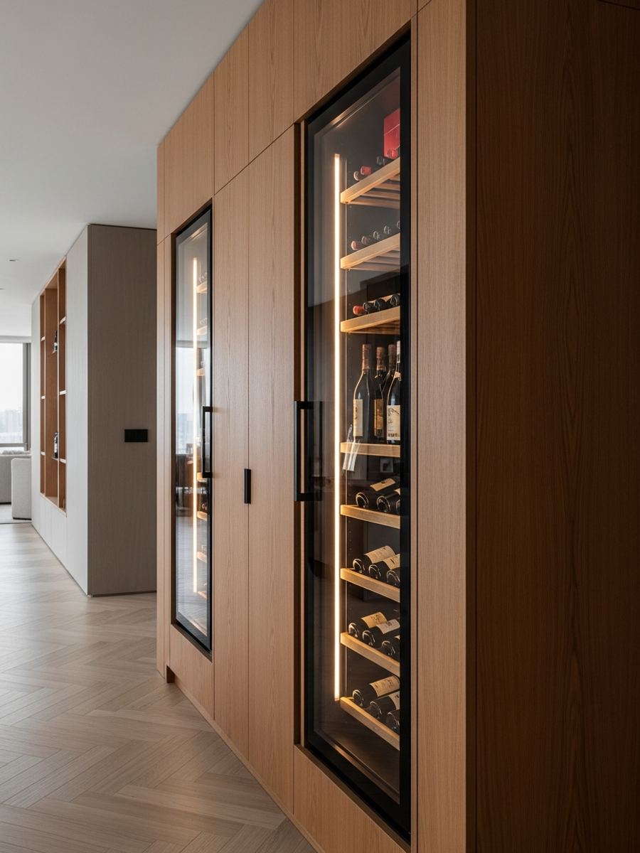 Fadior Wine Cabinet — premium stainless steel cabinetry
