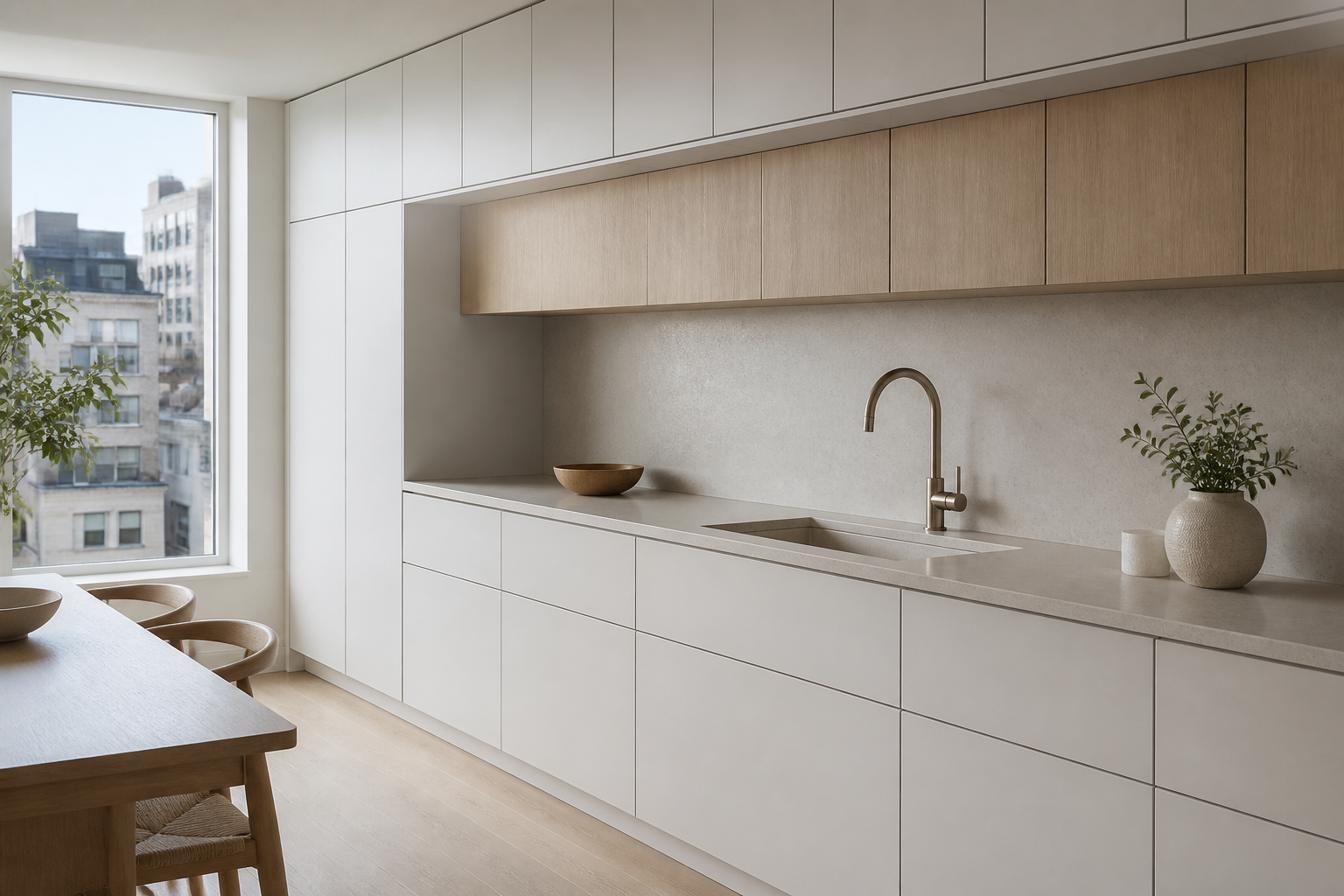 Fadior Forge Sink Specification Compass — interior room context showing cabinet integration