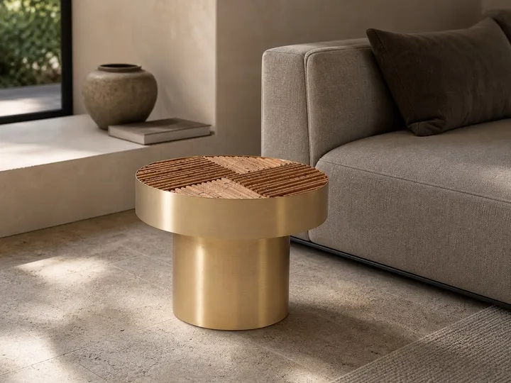 Mesa Auxiliar de Ratán