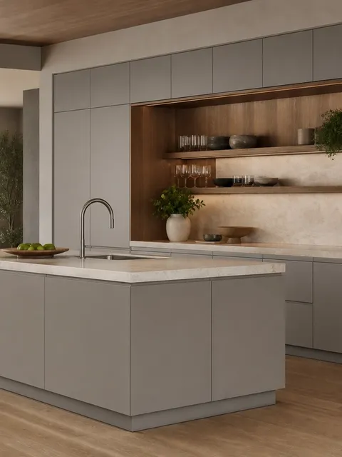 Suite de Cocina Dream Home con Galería Butler Verdant