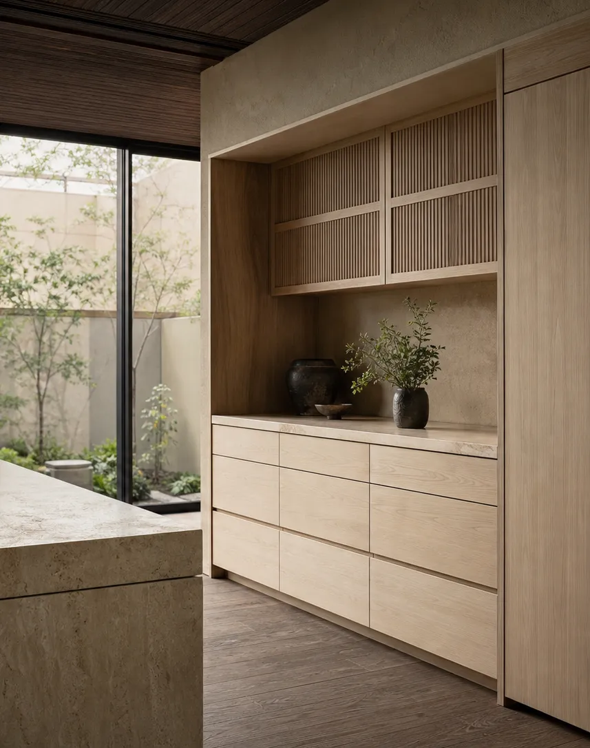 Suite de Cocina Solace con Despensa de Servicio perspectiva interior