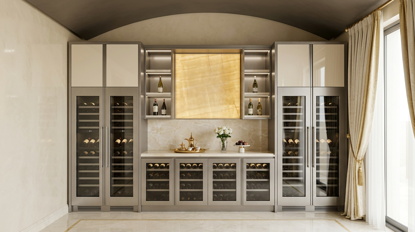 Cru Wine Cabinet Suite lifestyle view