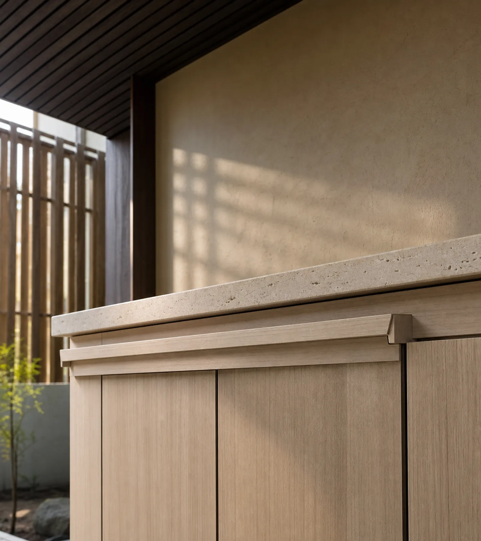Suite de Balcón Aurora con Estante Plegable para Hierbas acabado y detalle
