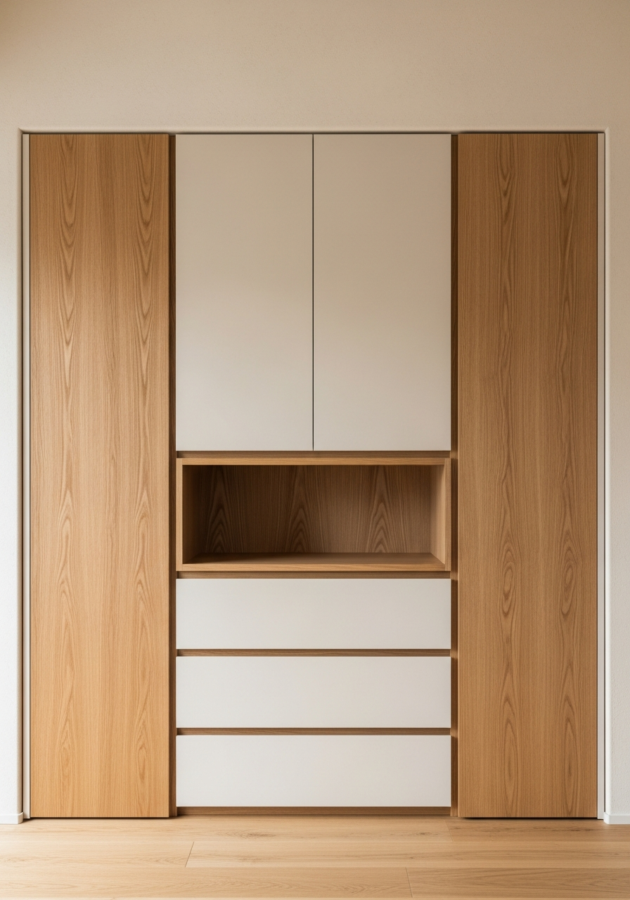 Fadior Brera Wardrobe — interior room context showing cabinet integration