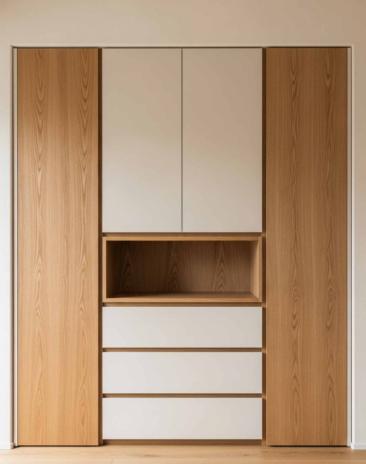 Fadior Brera Wardrobe — interior room context showing cabinet integration