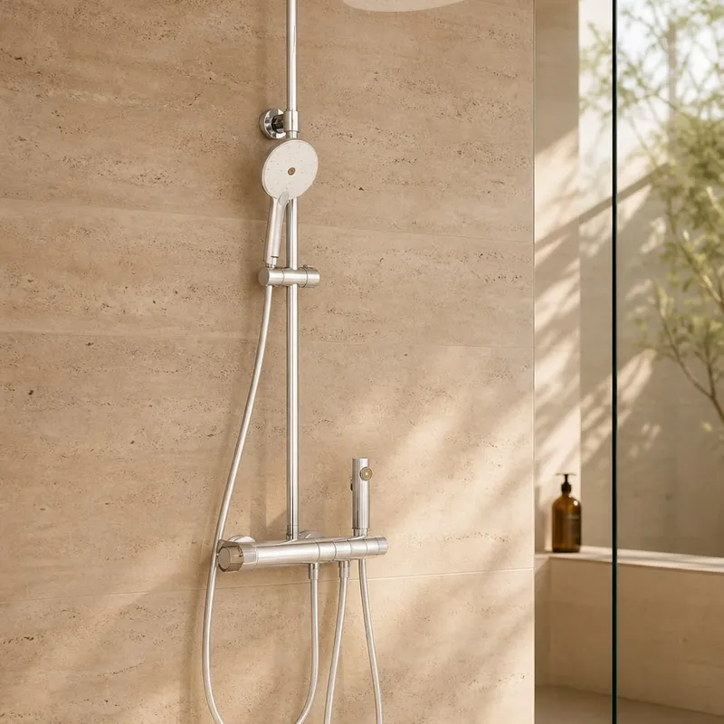 Four-Function Thermostatic 300 mm Shower System — HJ-033