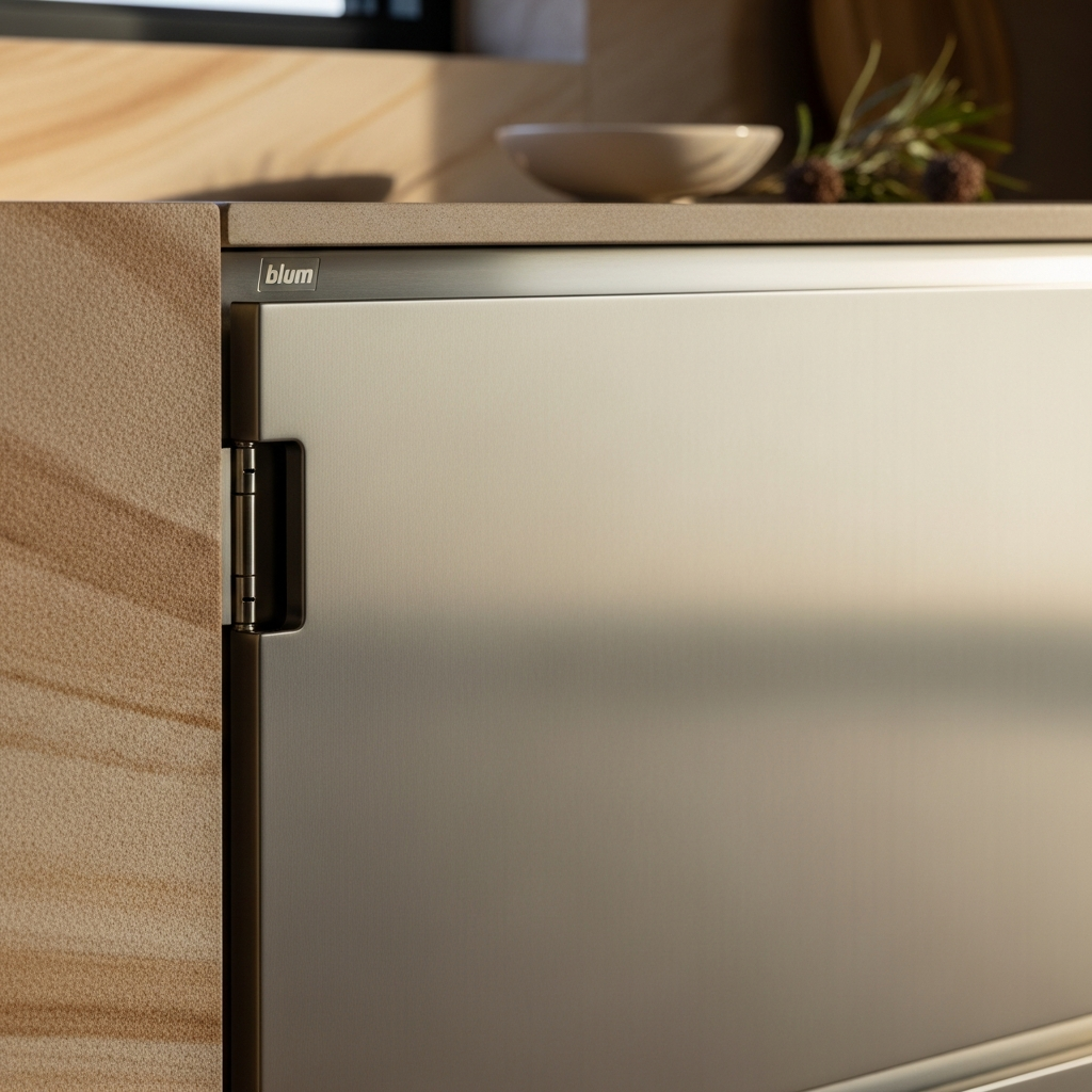 Fadior Sydney Harbour Villa — close-up of stainless steel finish and hardware detail