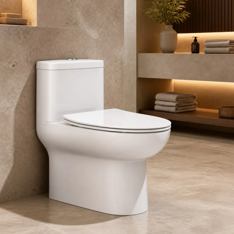 Triple-Flush Siphonic One-Piece Toilet