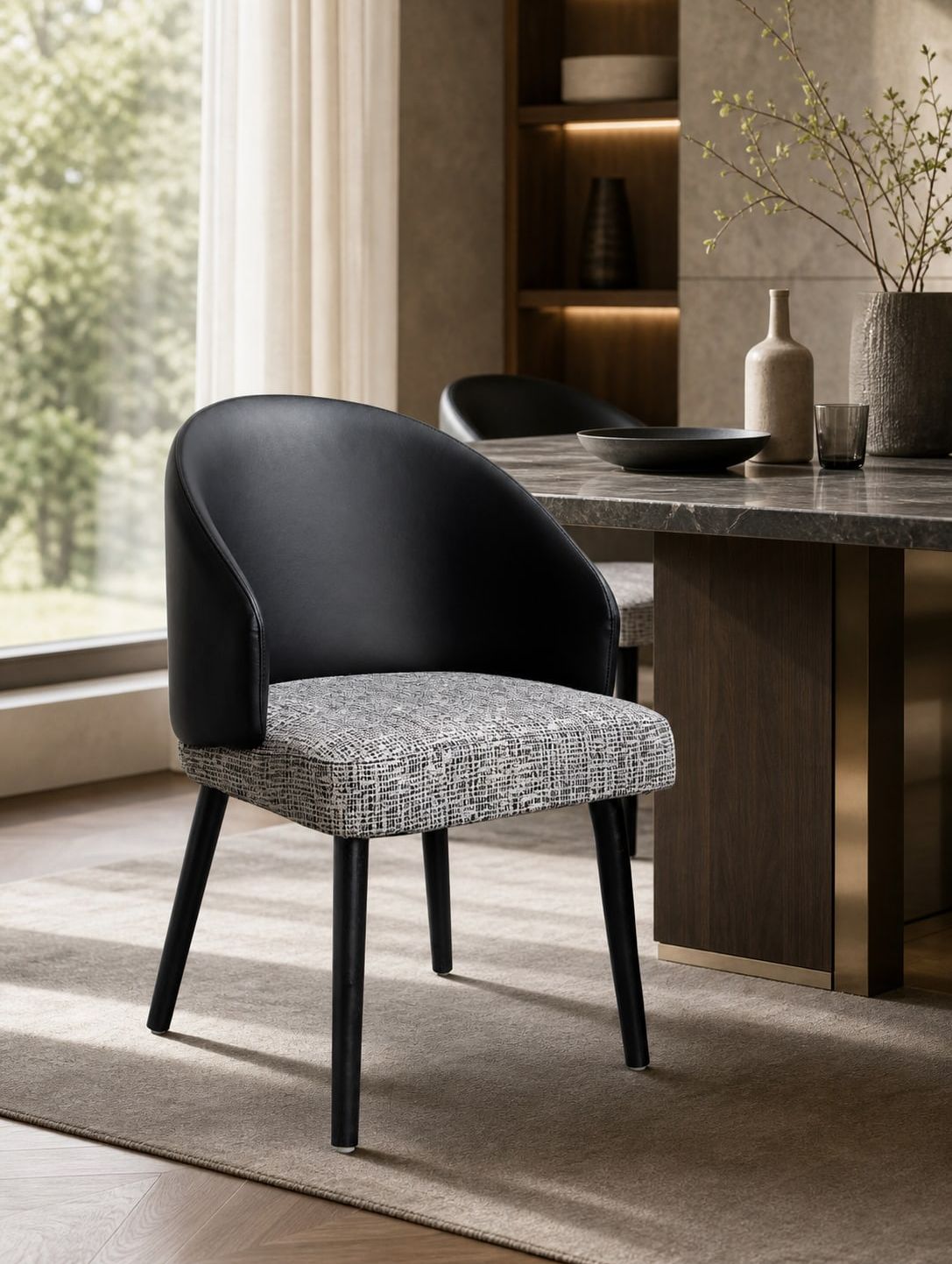 Dining Chair styled in a FADIOR HOME interior setting