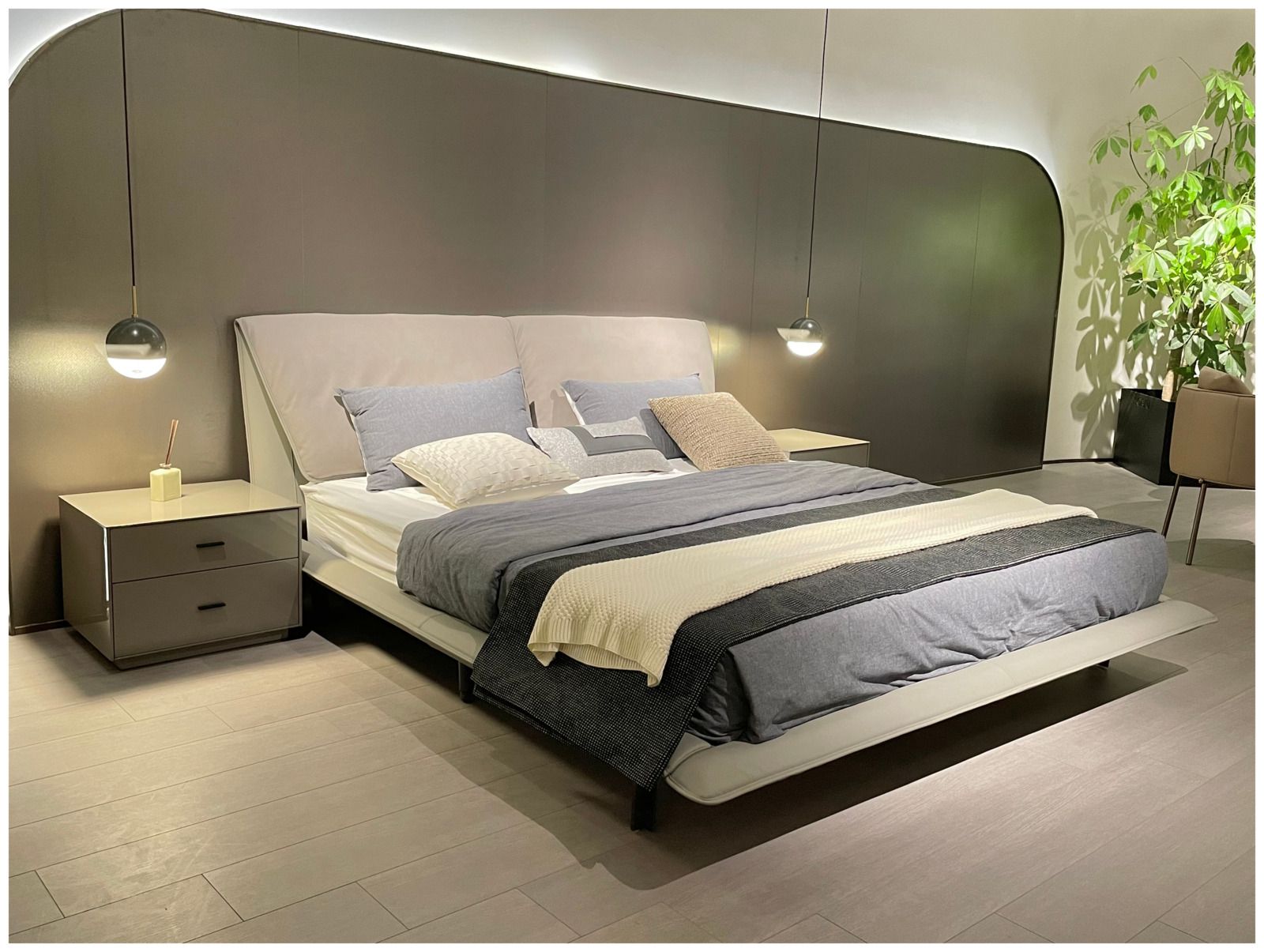Upholstered Bed product photo for FADIOR HOME shop