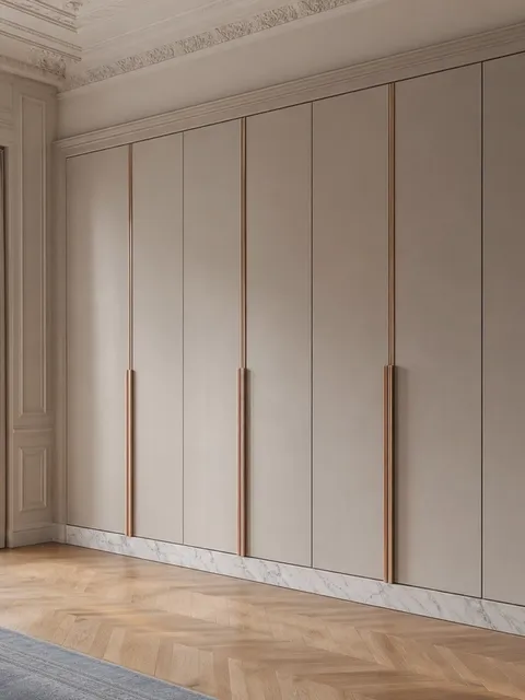 Suite de Armario Canopy con Eje de Vestidor con Tirador Fijo