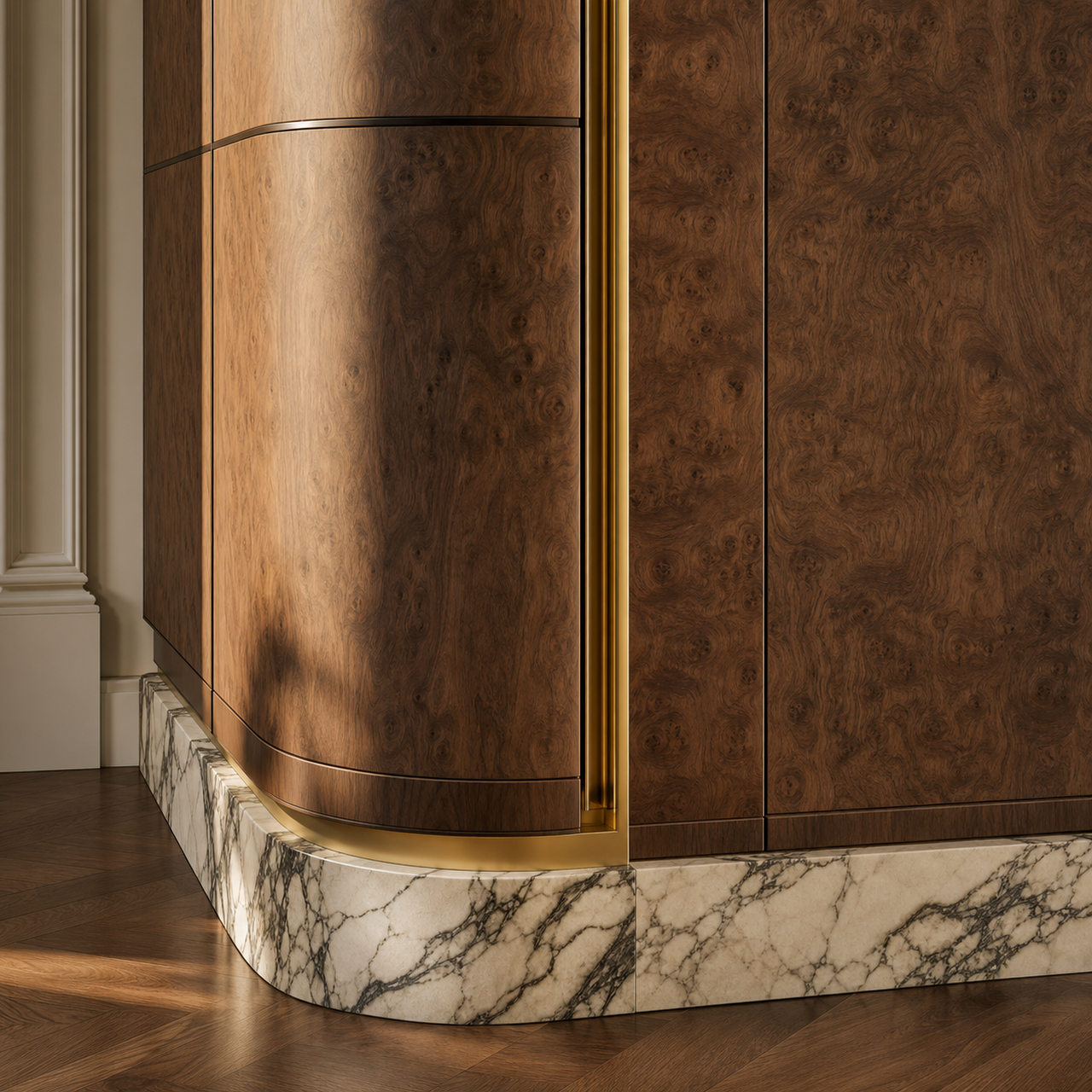 Suite de Armario Radiance con Hueco para Prendas de Borde Suave acabado y detalle